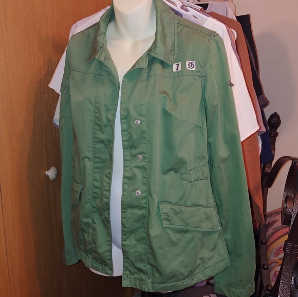 Diesel Jackets & Coats Diesel Green Army Military Surplus Field